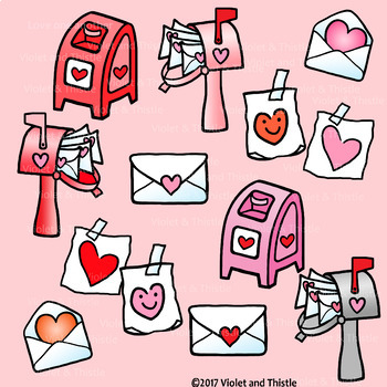 valentine mailbox clip art