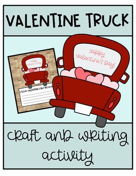 Preview of Valentine Truck Activity