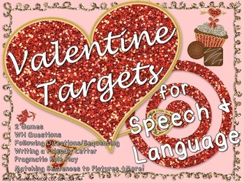 Preview of Valentine Speech Therapy Articulation and Language Social Skills