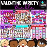 Valentine Variety '22 Clip Art Bundle {Educlips Clipart}