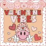Valentine Vibes Smiley Bulletin Board Decor