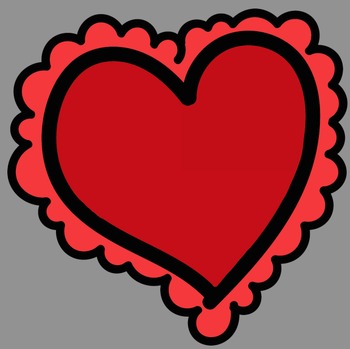 Whimsical Heart Clipart by Kindness Clips