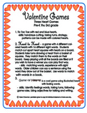 Valentine Word Games