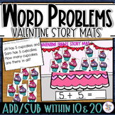 Word Problem Story Mats - addition & subtraction within 10