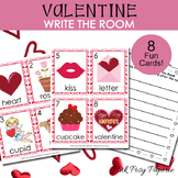 Valentine's Day Write the Room - Literacy Center - Writing