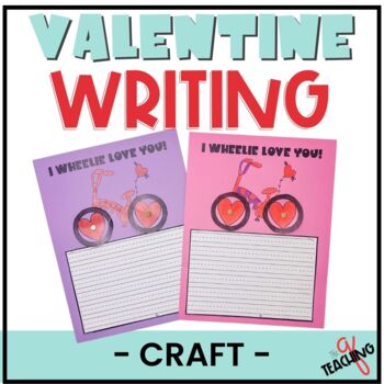 Preview of Valentine's Writing Craft Activity for February 2nd 3rd Grade