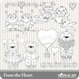 Valentine and Cupid Clipart Graphics