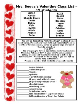 Valentine Cards And Ice Cream Sundae Note Editable - cool names for ice