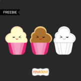 Valentine cupcakes - Free clip art download