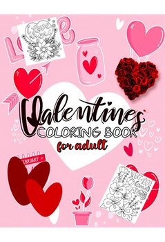 Preview of Valentine day best coloring book 2024