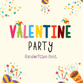 Valentine party | Handwritten font, Decorative Fonts, Disp