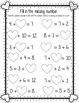 Valentine's Addition & Subtraction: 34 Print and Go Pages! | TpT