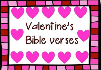 Valentine's Bible Verses by Lavinia Stoica | TPT