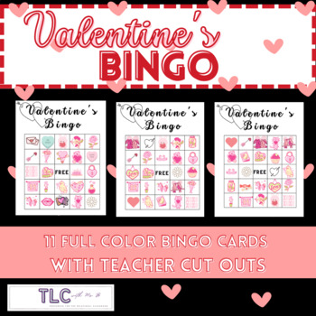 Valentine's Bingo by TLCwithMsB | TPT