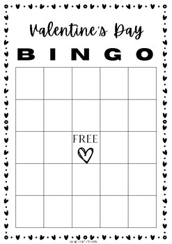 Preview of Valentine's Bingo: A Fun Twist Printable