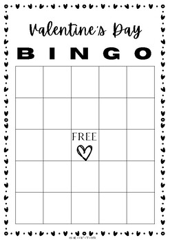 Valentine's Bingo: A Fun Twist Printable by Teaching Around Literacy