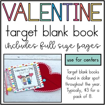 Preview of Valentine Book for Target Blank Books