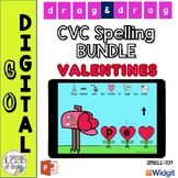 Valentine's - CVC spelling Digital Drag and Drop