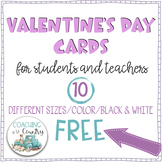 Valentine's Card for Students and Teachers