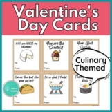 Valentines Cards - Food Themed for Staff and Students