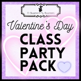 Valentine's Day Party Pack - Upper Elementary Party in a Pack!