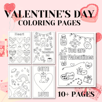Preview of Valentine's Coloring Pages