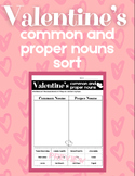 Valentine's Common and Proper Noun Sort