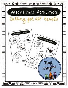 Preview of Valentine's Cut, Match, and Paste: Occupational Therapy