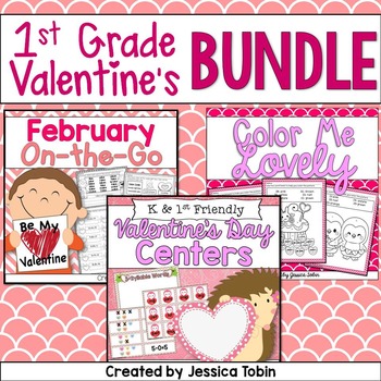 Valentine's Day Activities for 1st Grade by Jessica Tobin - Elementary Nest