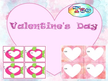 Preview of Valentine's Day - Activities - Writing - Editable Labels