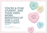 Valentine's Day- 24 Individualized cards for students from