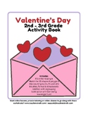 Valentine's Day Math Workbook for 2nd and 3rd Graders