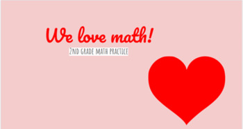 Preview of Valentine's Day 2nd Grade Math Review