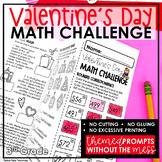 Valentine's Day 3rd Grade Math Review Challenge | Math Tes