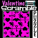 Valentine's Day 3x3 SCRAMBLE Logic Puzzle Brain Teaser