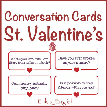 Preview of Valentine's Day 40 Conversation Cards