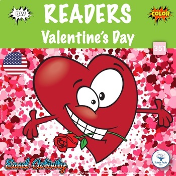 Preview of Valentine's Day. A Special Day in the Classroom. Reader and Activities.