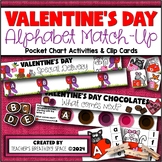 Valentine's Day ABC Match-Up  |  Pocket Chart Activities &
