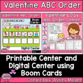 Valentine's Day ABC Order Center - Printable and Digital D