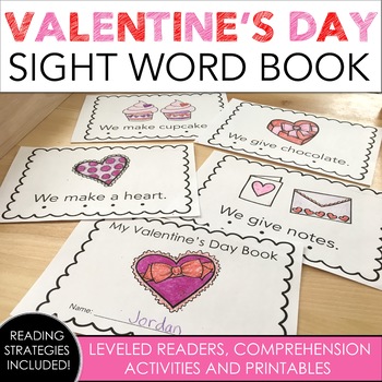 Preview of Valentine's Day Sight Word Book