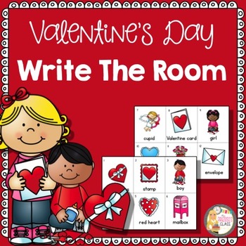 Preview of Valentine's Day Write the Room Activities for Kindergarten