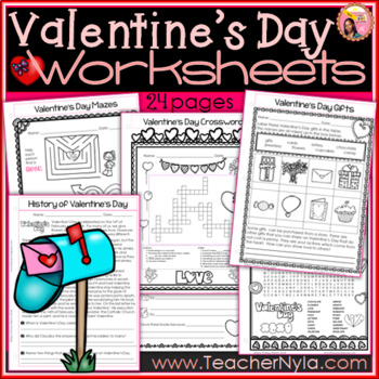 Valentine's Day Activities by Nyla's Crafty Teaching | TPT