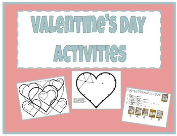 Preview of Valentine's Day Activities