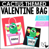 Valentine's Day Activities Bag Box Craft | Cactus Themed