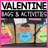 Valentines Day Bag Craft and Activities - Name Craftivity,