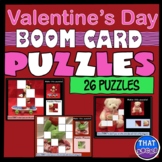 Valentine's Day Activities - Boom Card Puzzles