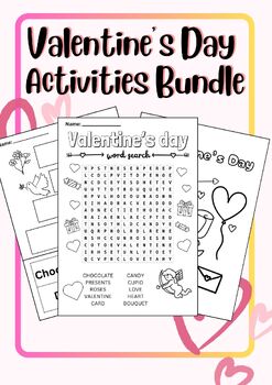 Preview of Valentine’s Day  Activities Bundle