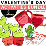 Valentine's Day Activities Bundle: Crafts Writing Activity