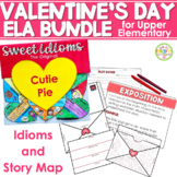 Valentine's Day Activities Bundle | ELA | Crafts & Bulletin Board