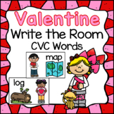 Valentines Day CVC Words Read & Write the Room